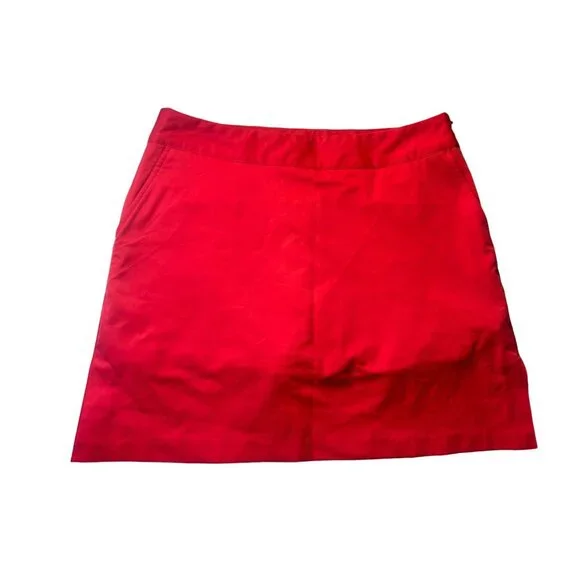 Adidas Sz 12 Skort ClimaCool Coral Golf Tennis Core - Picture 1 of 8